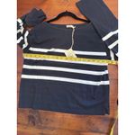 Faherty  Sport Jersey Shirt XS Long Sleeve Tee Cape May Stripe NWT $88 Photo 4