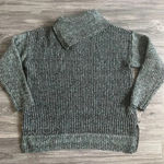 Leo & Nicole  Pullover‎ Cowl Neck Knit Sweater Green Size Large Cotton Wool Blend Photo 6
