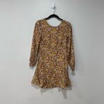 & Other Stories & Other Stories frill hem mini dress in 70's flower print Size 4 Photo 3