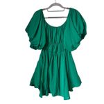 Altar'd State  Amabella Green Puff Dress - Medium Photo 4