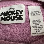 Disney : Vintage Lilac Purple Mickey Crewneck Sweatshirt Photo 5