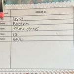 Boden Womens Mini Dress Size 12 Boho Florals Paisley Soft Festival Flowers Indie Blue Photo 15