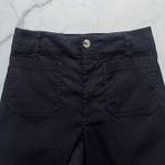 Anthropologie  Maeve The Colette Magic Fabric Crop Wide-Leg Pants Black Sz 31 Photo 5