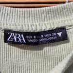 ZARA Soft ribbed puff sleeve body suit from  S Photo 2