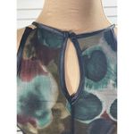 NWT Julienne W Sleeveless Halter Fit and Flare Mesh Overlay Dress Size S Small Black Photo 6