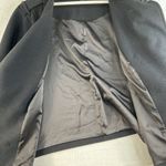 Torrid 5 5X Textured Ponte Crop Military Jacket Black Gold Button Ribbed Women's Photo 7