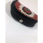 Vtg Cowry Shell Beaded Mini Shoulder Crossbody Boho Beachy Purse Teal Red Black Photo 3