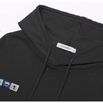 Dog Mama Embroidered Hoodie Sweatshirt M Black Pullover One Sided Pocket NEW Size M Photo 1