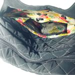 Vera Bradley Vera Bradly Black Quilted Overnight/
Weekender/Diaper Bag Photo 7
