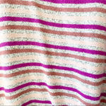 Torrid Super Soft Plush Knit Striped Sweater Tunic Tee 6 6X Pink Purple Mauve Photo 3