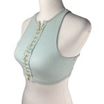 Out From Under Urban Outfitters Dallas Mint Green LaceUp Crop Tank Racerback Top Photo 4
