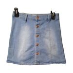 Celebrity Pink Denim Skirt Size 26 Photo 1