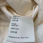 3.1 Phillip Lim Dress Cream Sleeveless Bow Embellished Ribbon Linen Silk Mini Photo 7