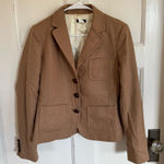 J.Crew Scottish tan wool blazer size 4 Photo 0