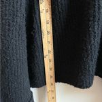 525 Vida Boucle Whip Stitch Pullover NWT Size Large In Black Photo 3