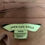 American Eagle  Pink Cowl Neck Strap Sleeveless Peplum Camisole Tank Top Size S Photo 2