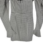 Naked Wardrobe Gingham The Statement Cocktail Dress Castlecore Sleeve Small NWT Photo 7