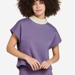 Kappa  Logo Tape Elero Fleece Purple Sweatshirt Size Oversize X-Small NWT 20"x20" Photo 0