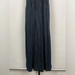 LNA  Heathered Black Ribbed‎ Halter Casual Fit & Flare Dress Photo 1
