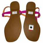 UGG NEW  Pink Sueded Leather Madeena T Strap Slingback Thong Sandals size 9 Photo 6