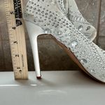 Azalea Wang Opry Stiletto Sock Boots 11 Rhinestone Stretchy White Photo 11