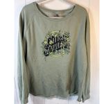 Chris Stapleton Graphic Band Pale Green 2XL Concert Sweatshirt. Size 2X Photo 0
