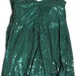 Emerald Green Sequin Dress Size 18 Photo 1