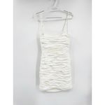Cinq A Sept Vance Dress in White Mini Dress Ruched Bride 8 Photo 3