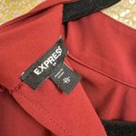 EXPRESS Burgundy Red Long Sleeve Mock Neck Mini Casual Dress XL Photo 6