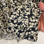 Zadig & Voltaire  Ecru Floral Print Tink Crepe Blouse XS EUC 🥰 Photo 3
