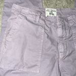 Nili Lotan women’s Jenna lilac Purple Cropped corduroy Military Pants size 6 Photo 9