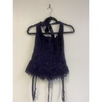 Frederick's of Hollywood Dream Halter Corset Size 38 Deep Purple Whimsigoth Photo 3