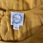 Blue Rain  Mustard Floral Midi Dress Photo 8