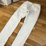 RE/DONE White low rise redone levis straight jeans Photo 11
