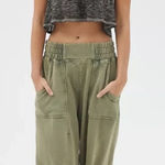 Out From Under  Urban Outfitters Green Wide Leg Lounge Pants Womens S Photo 0