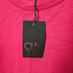 Chaser  Sweatshirt Top Cold Shoulder Crewneck Pink Long Sleeve Casual Athleisure Photo 7