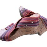 Montego Bay Club  Stretchy Studded Platform Wedge, Size 6 Photo 1