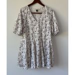 Universal Threads Women's Bell Elbow‎ Sleeve Mini A Line Floral Dress Medium Universal Thread Photo 3