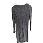 Vince Camuto Vince‎ Camuto Womens Dress Size 12 Long Sleeve Ruched Sparkle Party Cocktail Photo 3