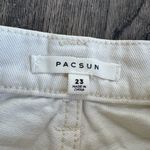 PacSun Cream Carpenter Cargo Straight Leg Jeans Photo 2