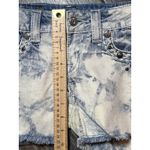 Miss Me Womens Size 25 Distressed Studded Bling Denim Shorts 90s Acid Wash Party Photo 8