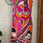 David Meister Printed Mini Slip Dress Size 8 EUC Photo 6