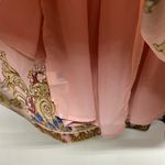 Joe Fresh Pink Tan Fit and Flare Cocktail Dress Photo 3