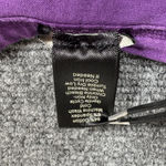 Ann Taylor  Top - Purple Cap Sleeve Shirt‎ - Women's Size Large Stretch Photo 2