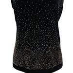 Vintage 90s NWT Black Velvet Gold Beaded Going Out Top. M/L. Fairy Whimsigoth Size L Photo 7