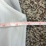 Iz Byer  EUC White Black Trim Flowy Ruffle Sleeve Blouse Sz S Photo 5