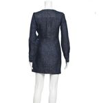 Shona joy NWT  Navy Woven Linen Wrap Dress, MiniLength Size 6 Photo 1