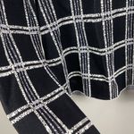 Proenza Schouler Women Plaid Knit Sweater Medium Black Crewneck Old Money Preppy Photo 3