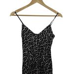 Revolve AFRM Women’s Amina Mesh Midi Dress in Leopard Print Size XS White Photo 4