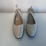 Etienne Aigner  Dreamer Bone Off White Leather Heels Size 9.5 Photo 1